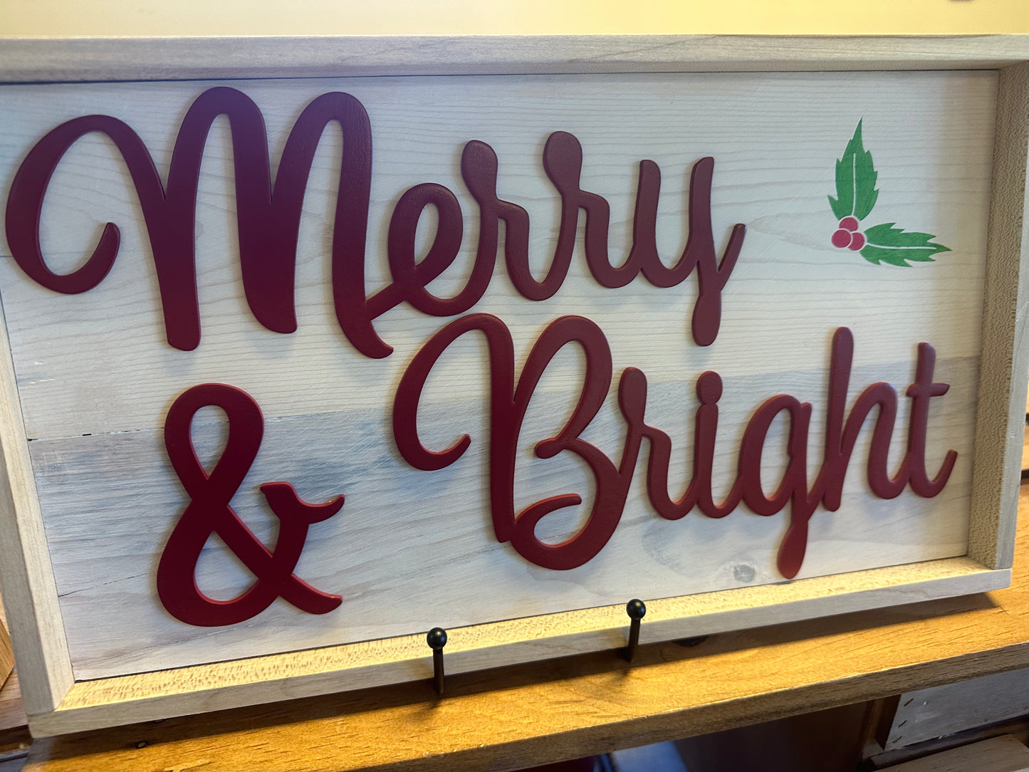 Merry and Bright Sign