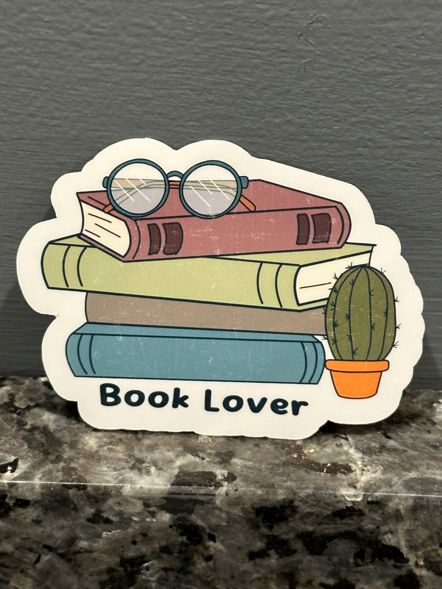 Book lover sticker