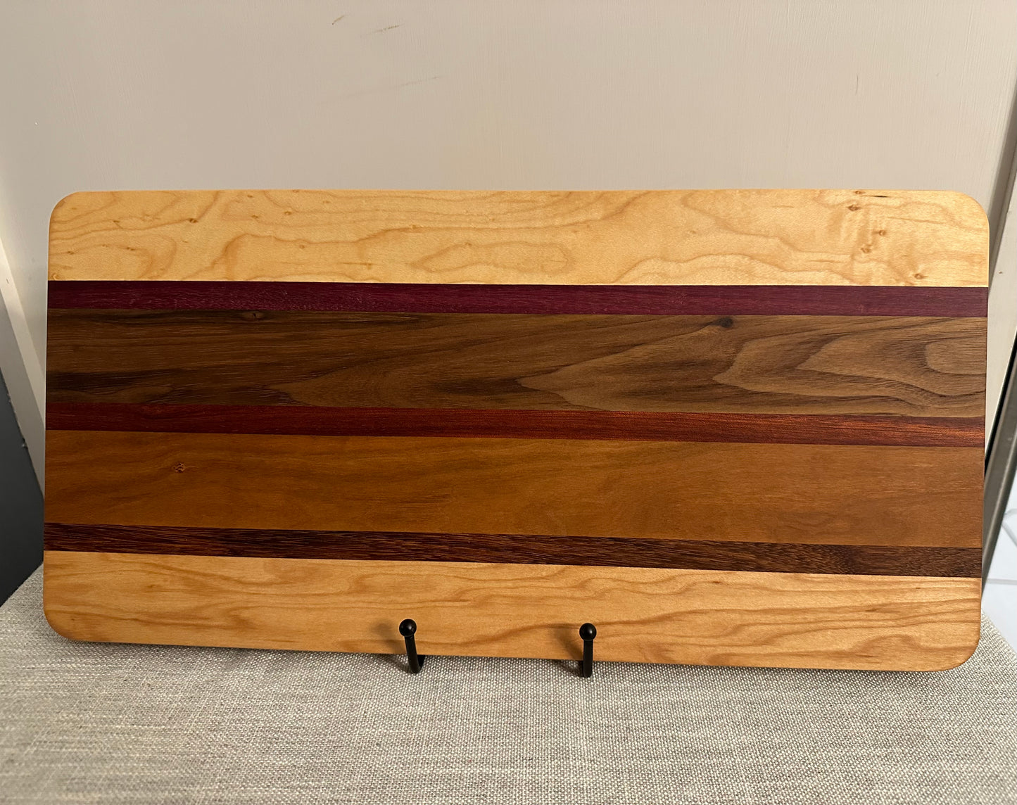 Multi wood stripe board