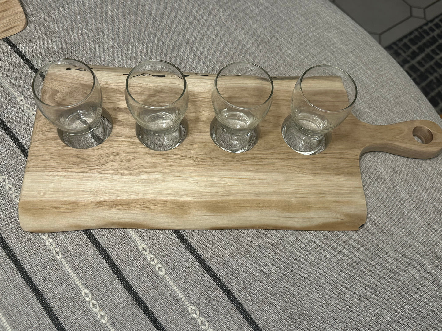 Beer flight with handle