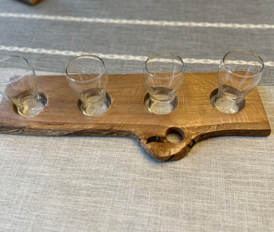 Beer flight with handle