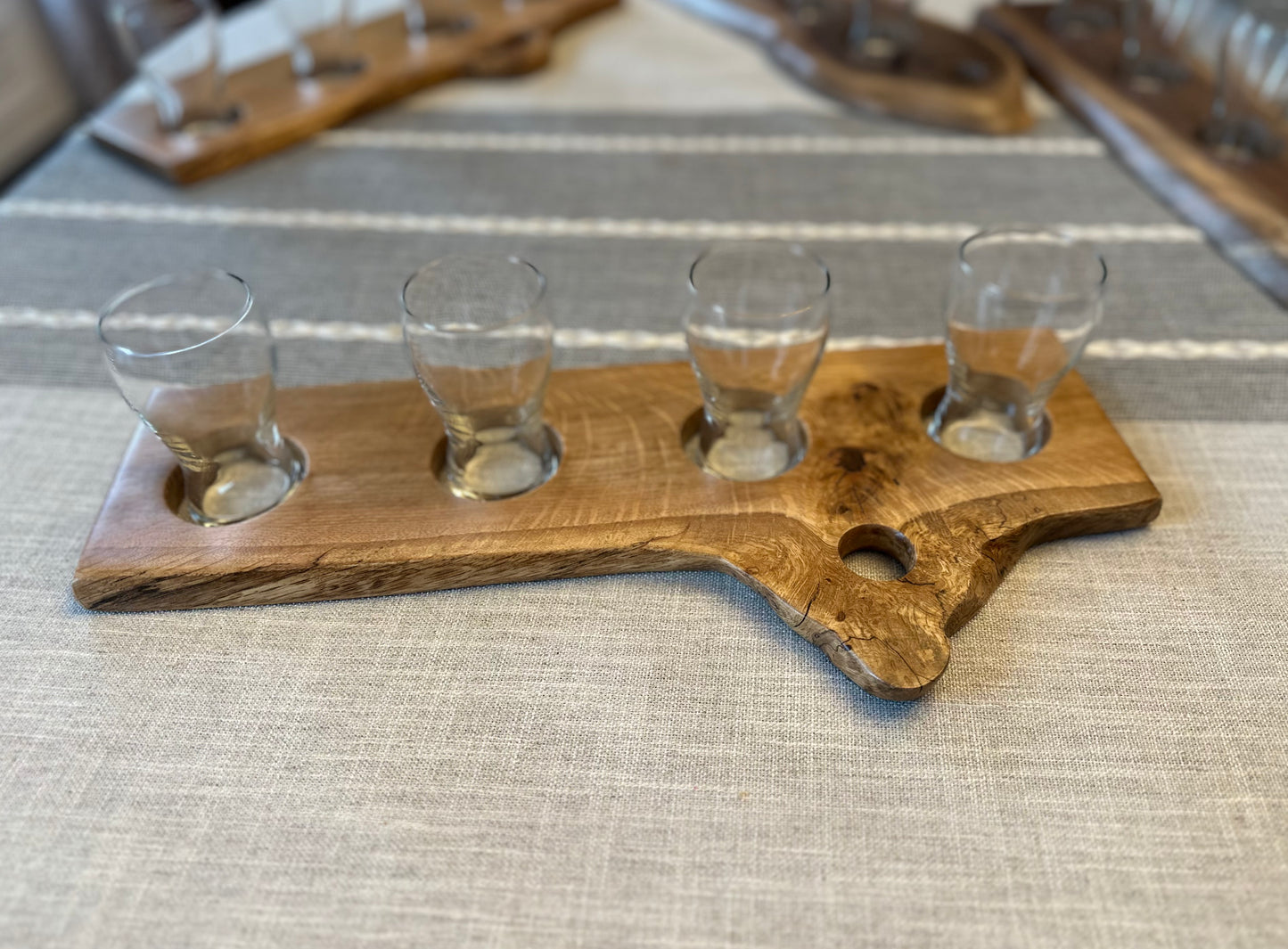Beer flight with handle