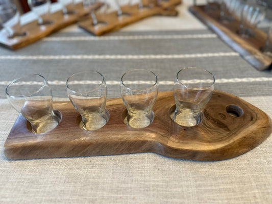 Beer flight with handle
