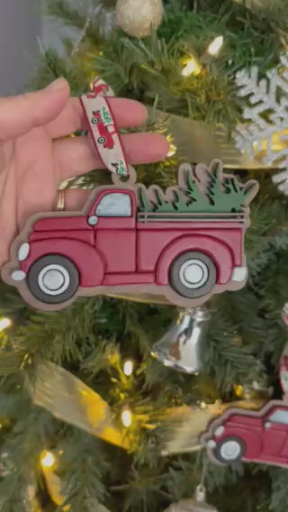 Red Truck Ornaments