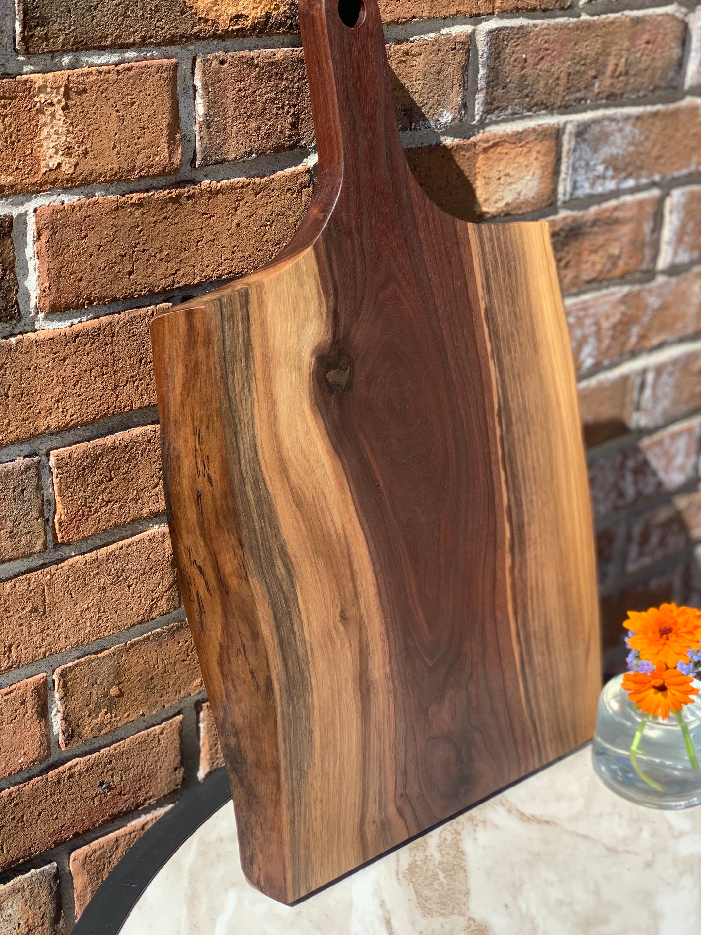 Live Edge Walnut charcuterie board, cutting board, cheese board, serving tray