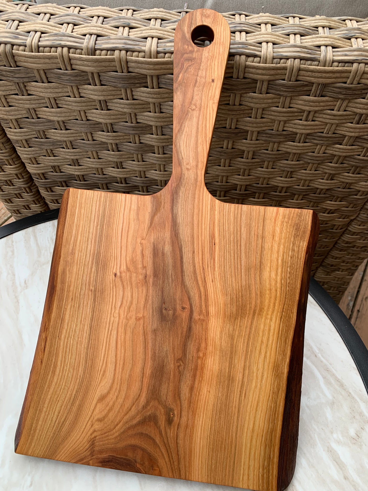 Live Edge Cherry wood charcuterie board, cheese board, cutting board, serving board