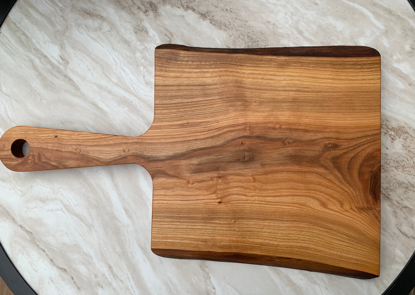 Live Edge Cherry wood charcuterie board, cheese board, cutting board, serving board