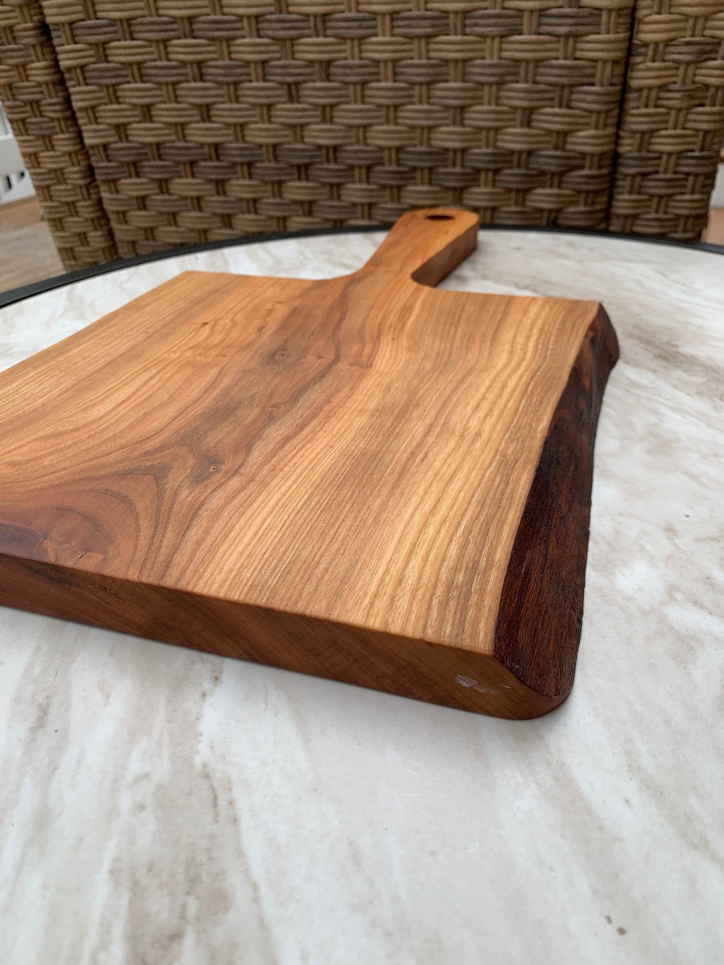 Live Edge Cherry wood charcuterie board, cheese board, cutting board, serving board