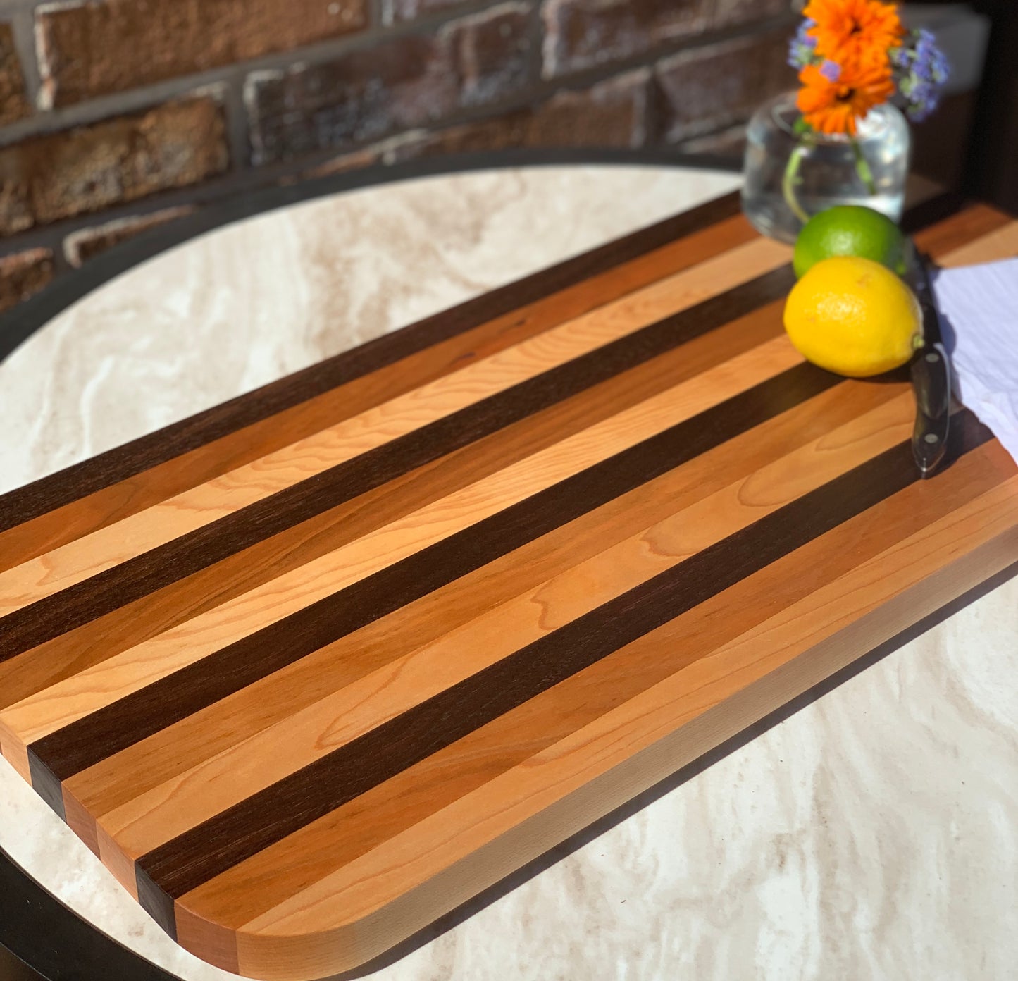 Walnut, Cherry, Maple charcuterie board, cutting board, cheese board, serving tray