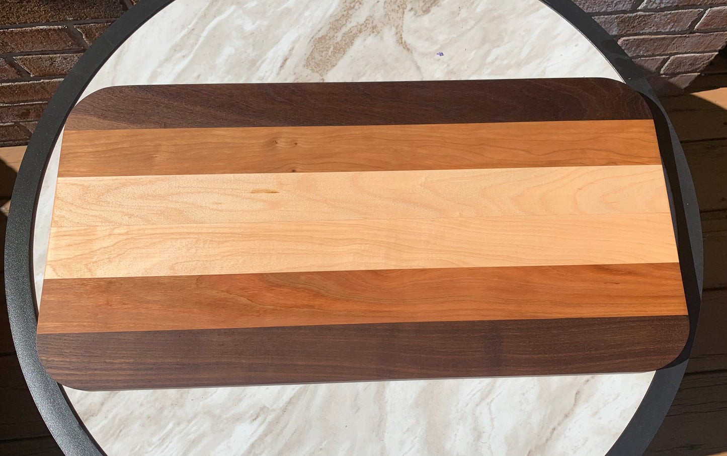Walnut, Cherry, Maple charcuterie board, cutting board, cheese board, serving tray