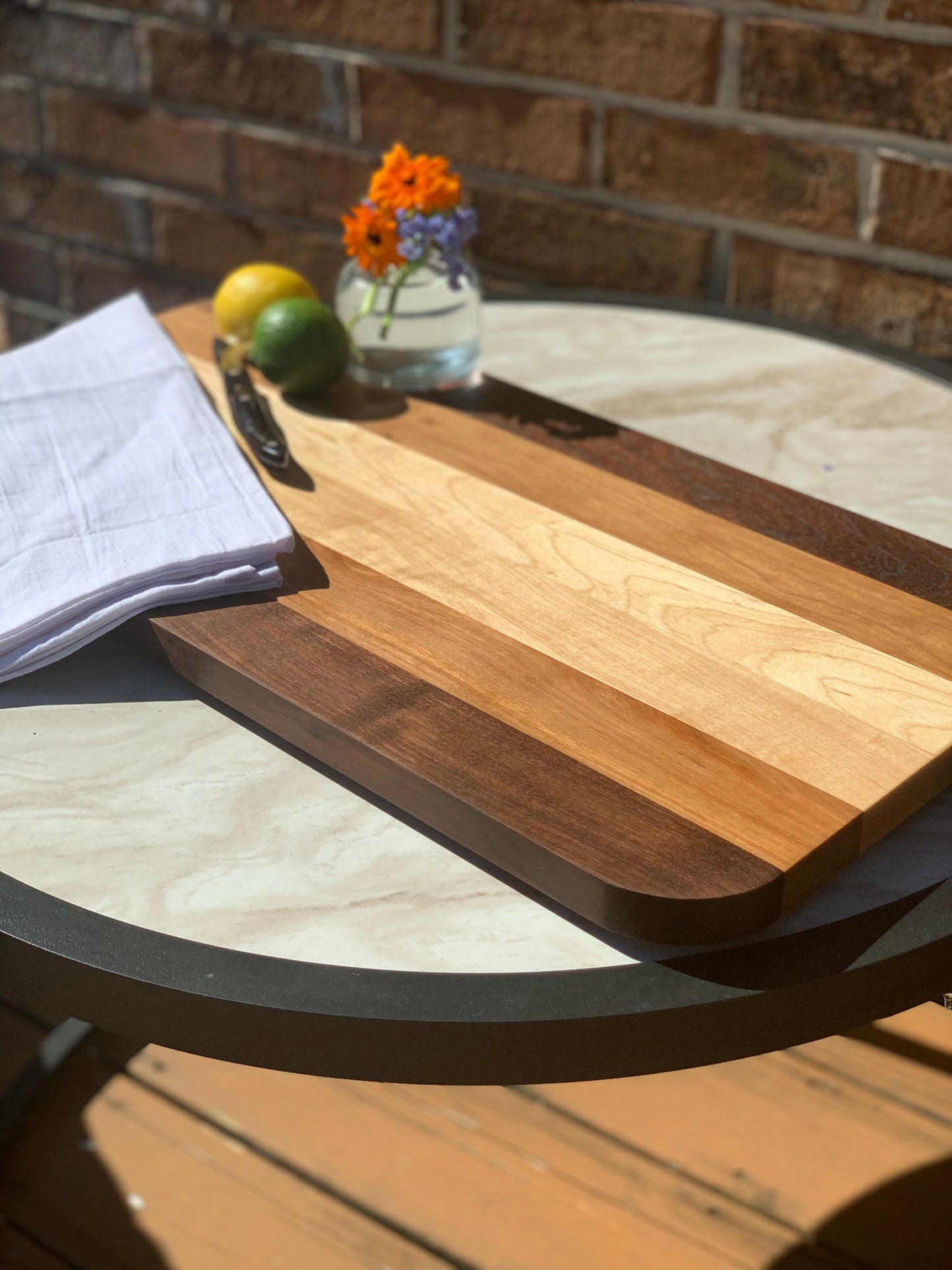 Walnut, Cherry, Maple charcuterie board, cutting board, cheese board, serving tray