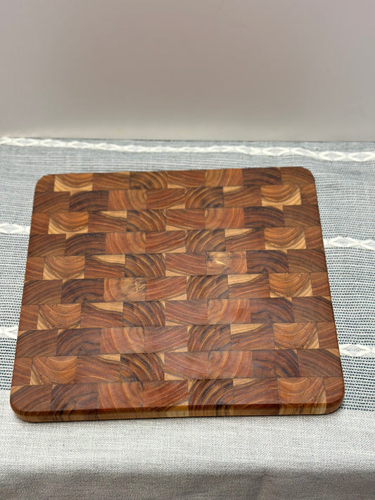 Teak endgrain board