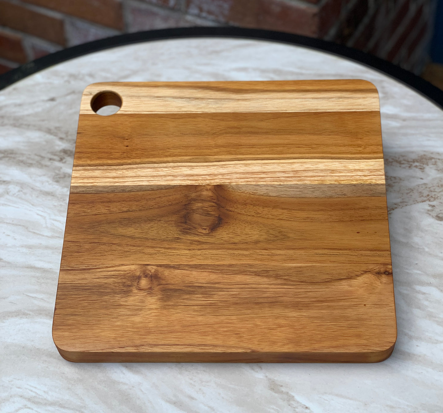 Teak charcuterie board, cheese board, serving board
