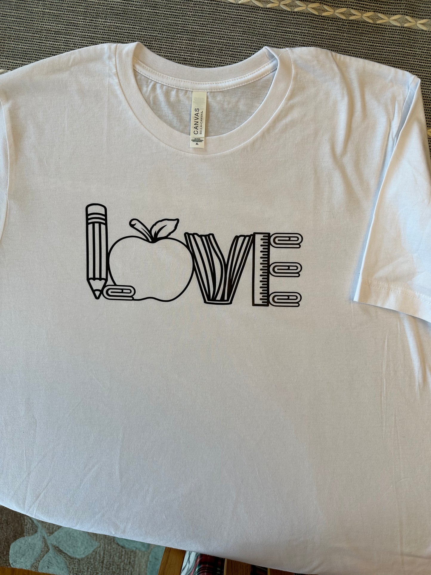 Teacher/School Love T-shirt. Pre-order