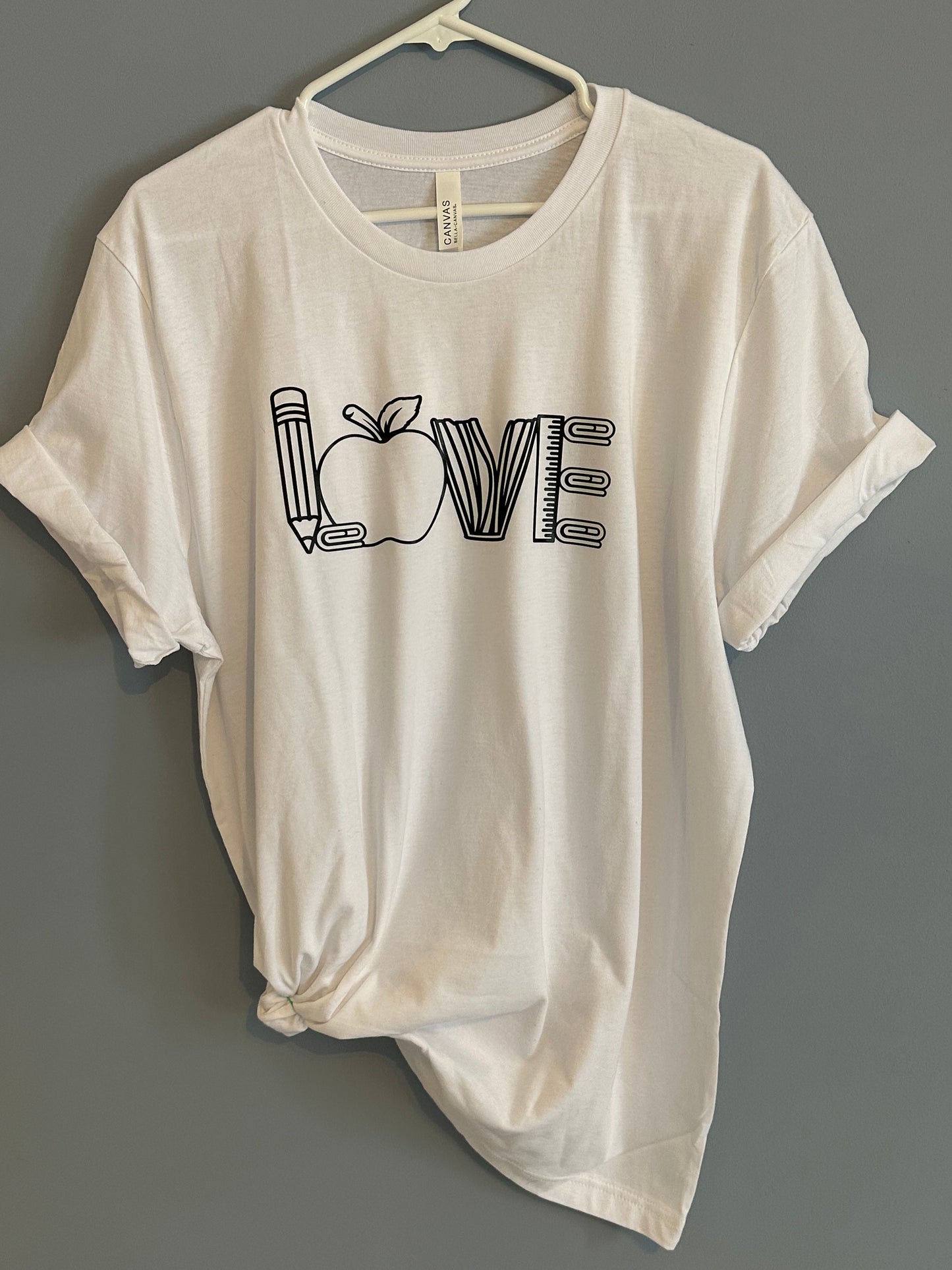 Teacher/School Love T-shirt. Pre-order