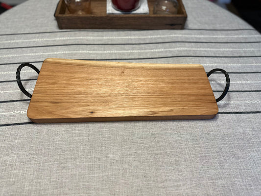 Butternut tray with handles