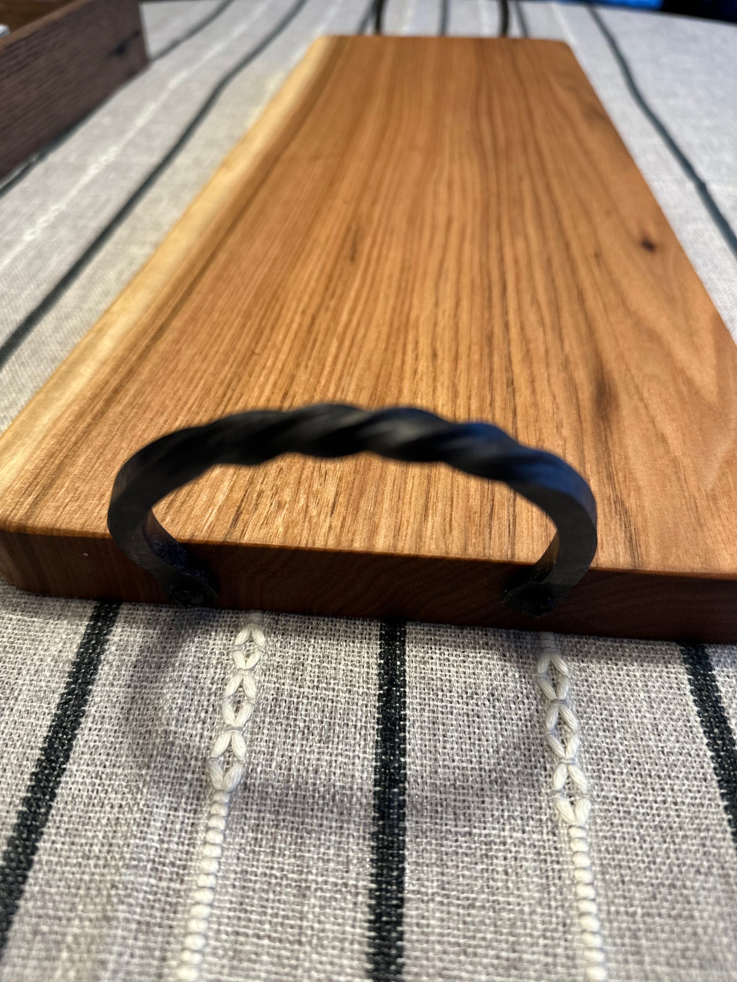 Butternut tray with handles
