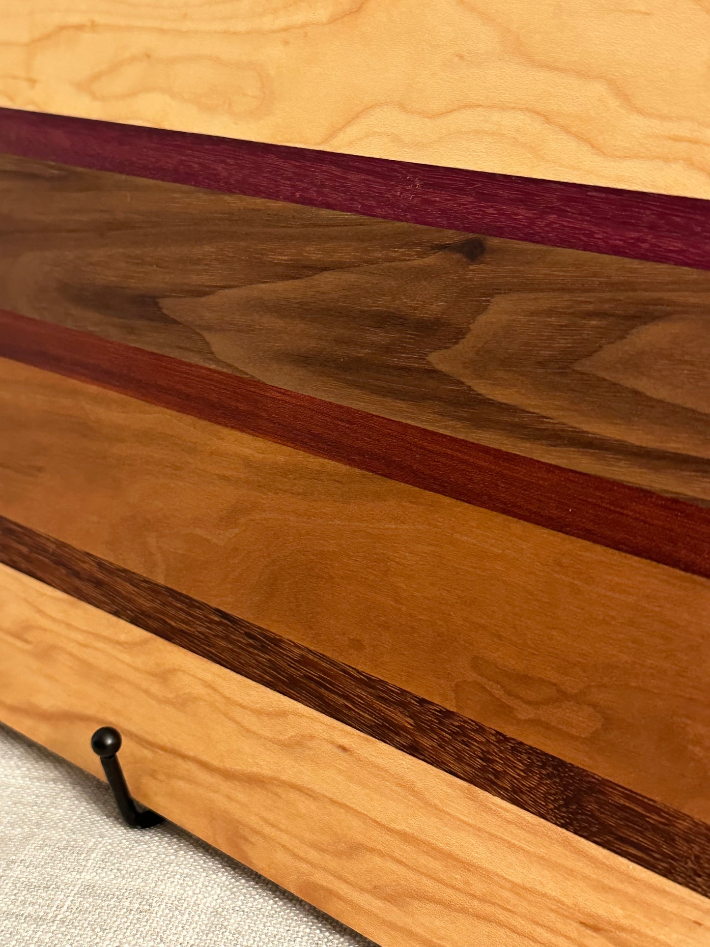 Multi wood stripe board