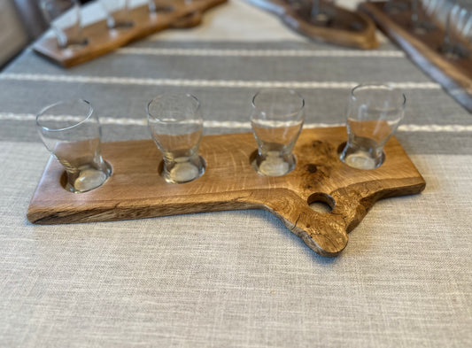 Beer flight with handle